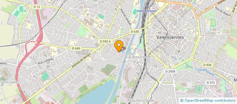localisation de l'entreprise MADAME SOPHIE LEBRUN  VALENCIENNES