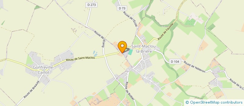 localisation de l'entreprise MADAME SOPHIE LECHEVALLIER  ANGERVILLE-BAILLEUL