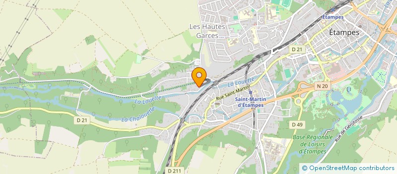 localisation de l'entreprise MADAME SOPHIE LECHIEN  ETAMPES