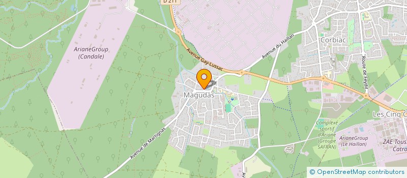 localisation de l'entreprise MADAME SOPHIE LECLERC  SAINT-MEDARD-EN-JALLES