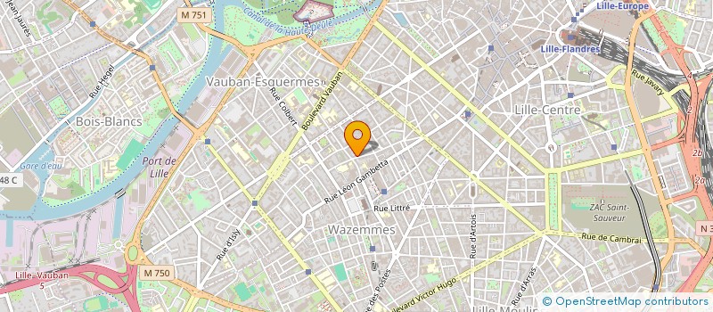 localisation de l'entreprise MADAME SOPHIE LECOLIER à LILLE