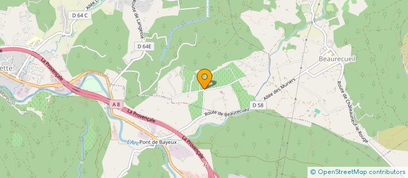 localisation de l'entreprise MADAME SOPHIE LECOMTE  LE THOLONET