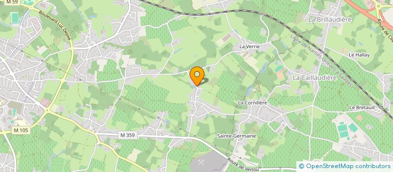 localisation de l'entreprise MADAME SOPHIE LECOUFFE  VERTOU