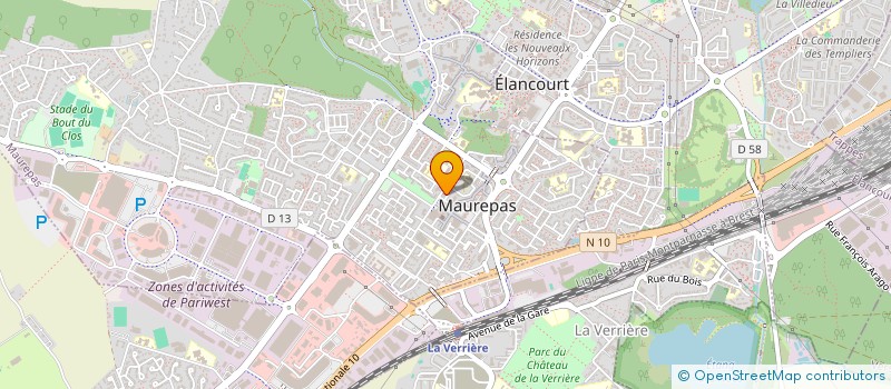 localisation de l'entreprise MADAME SOPHIE LECRAS  COIGNIERES