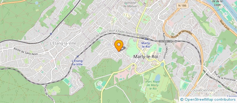 localisation de l'entreprise MADAME SOPHIE LECROC  MARLY-LE-ROI