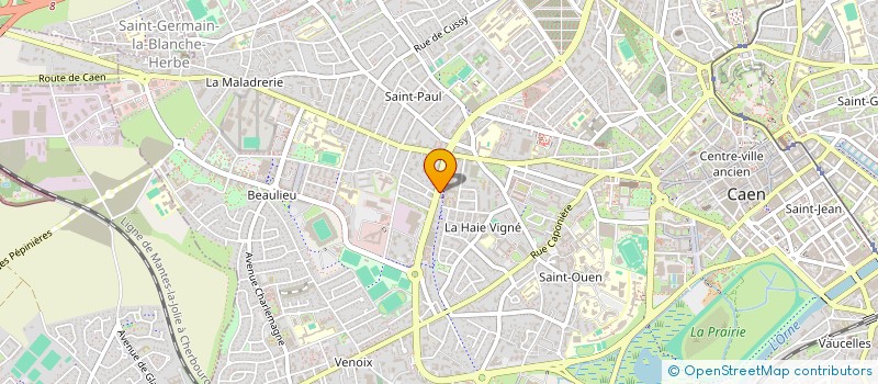 localisation de l'entreprise MADAME SOPHIE LECROSNIER à CAEN
