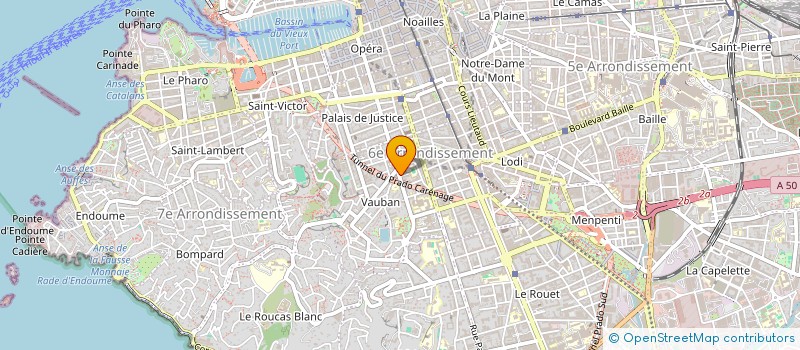 localisation de l'entreprise MADAME SOPHIE LEDROLE à MARSEILLE