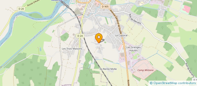 localisation de l'entreprise MADAME SOPHIE LEDUC  LABERGEMENT-LES-AUXONNE