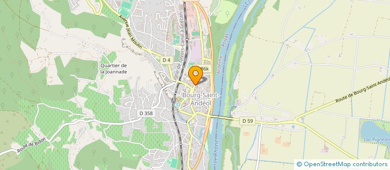 localisation de l'entreprise MADAME SOPHIE LEENHARDT  BOURG-SAINT-ANDEOL