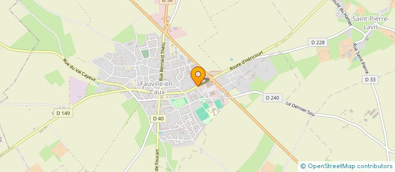 localisation de l'entreprise MADAME SOPHIE LEFEBVRE  TERRES-DE-CAUX