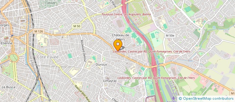 localisation de l'entreprise MADAME SOPHIE LEFEBVRE à TOULOUSE