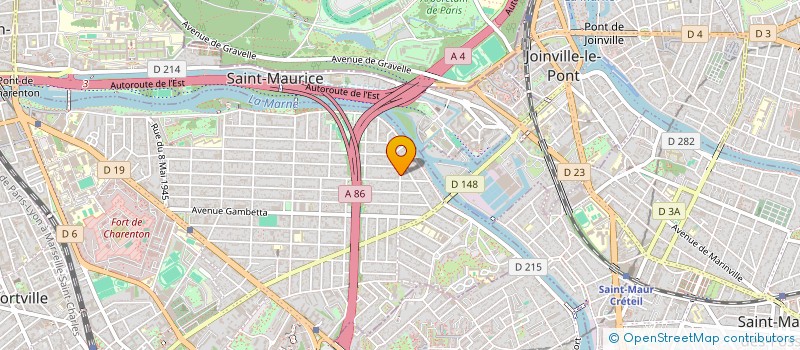 localisation de l'entreprise MADAME SOPHIE LEFRANCOIS  MAISONS-ALFORT