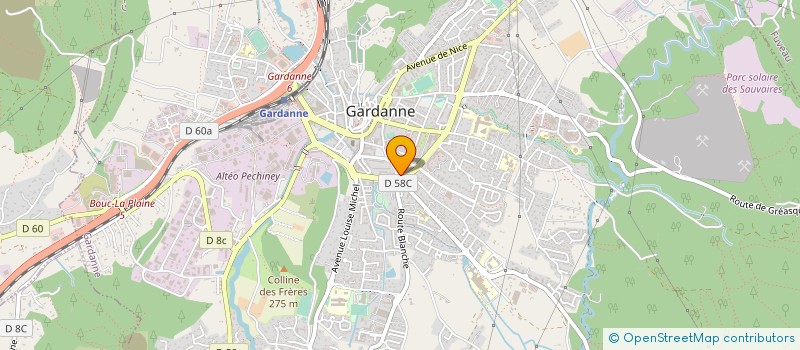 localisation de l'entreprise MADAME SOPHIE LEGER à GARDANNE