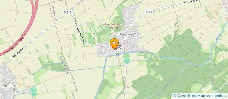 localisation de l'entreprise MADAME SOPHIE LEGUET  BLAESHEIM