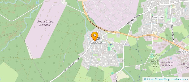 localisation de l'entreprise MADAME SOPHIE LEJEUNE  SAINT-MEDARD-EN-JALLES