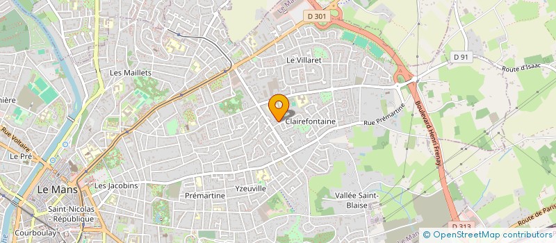 localisation de l'entreprise MADAME SOPHIE LELANDAIS  LE MANS