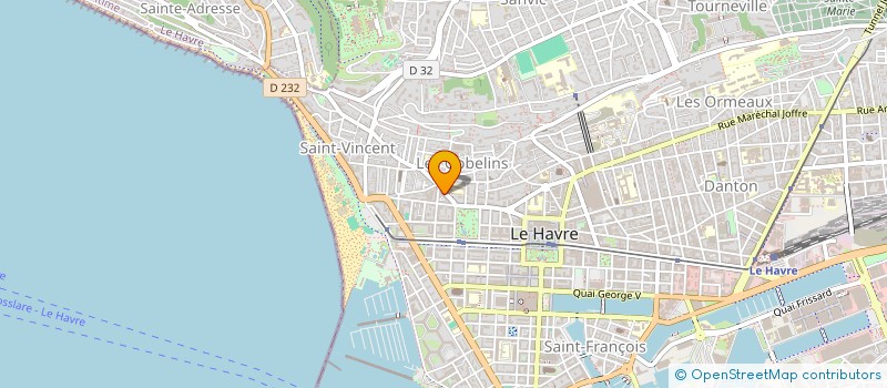 localisation de l'entreprise MADAME SOPHIE LELEU à LE HAVRE