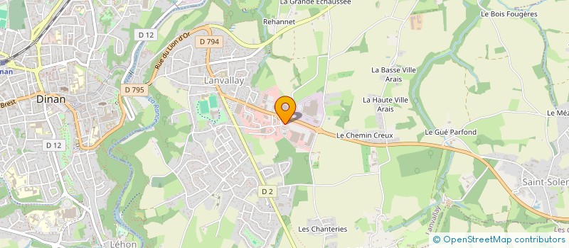 localisation de l'entreprise MADAME SOPHIE LELIEVRE à LANVALLAY