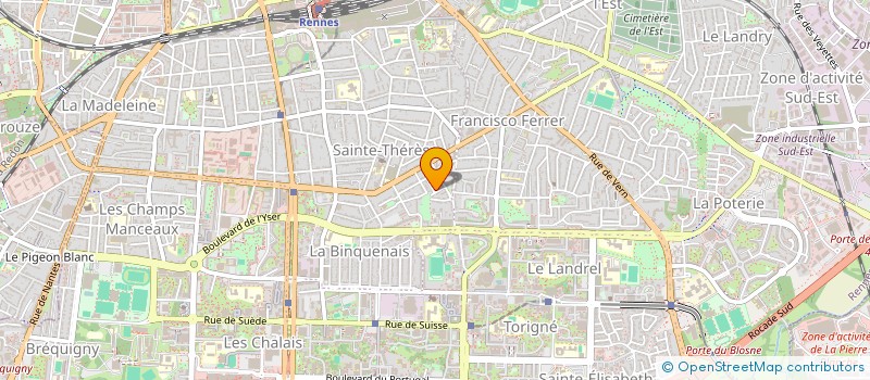 localisation de l'entreprise MADAME SOPHIE LEMARCHAND  RENNES