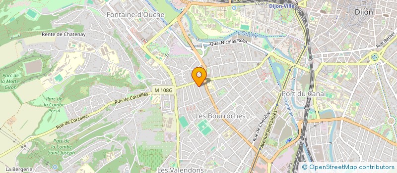 localisation de l'entreprise MADAME SOPHIE LEMESLE  DIJON