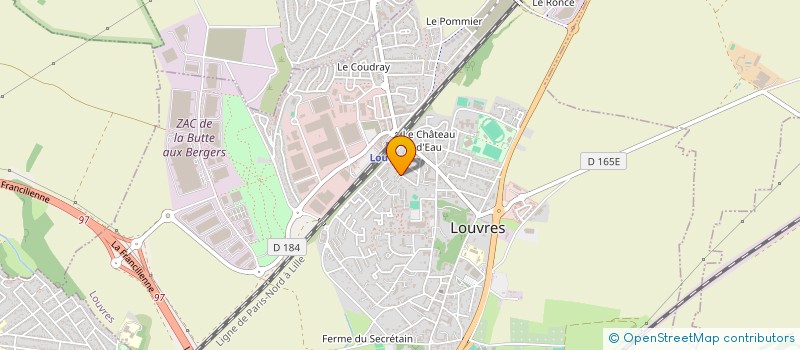 localisation de l'entreprise MADAME SOPHIE LEMOINE  LOUVRES