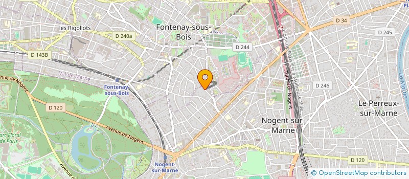 localisation de l'entreprise MADAME SOPHIE LEMONNIER à NOGENT-SUR-MARNE