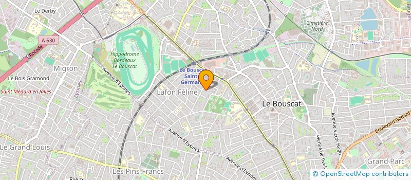 localisation de l'entreprise MADAME SOPHIE LENOIR  LE BOUSCAT