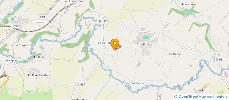 localisation de l'entreprise MADAME SOPHIE LENOTRE  COURCY