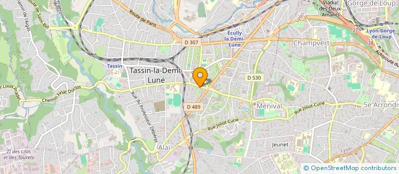 localisation de l'entreprise MADAME SOPHIE LENOY  TASSIN-LA-DEMI-LUNE