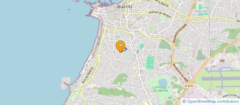 localisation de l'entreprise MADAME SOPHIE LENSEL  BIARRITZ