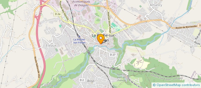 localisation de l'entreprise MADAME SOPHIE LEONARD  LA ROCHE-SUR-FORON