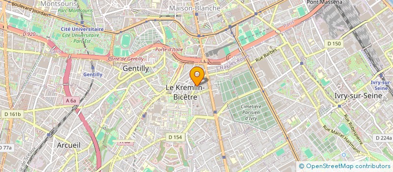 localisation de l'entreprise MADAME SOPHIE LEONETTI à LE KREMLIN-BICETRE