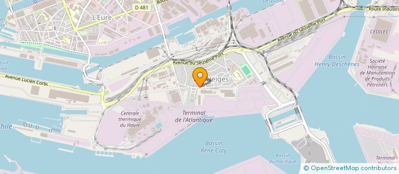 localisation de l'entreprise MADAME SOPHIE LEPILLER  LE HAVRE