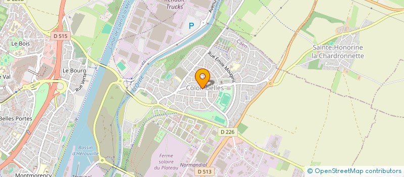 localisation de l'entreprise MADAME SOPHIE LEPROVOST  COLOMBELLES