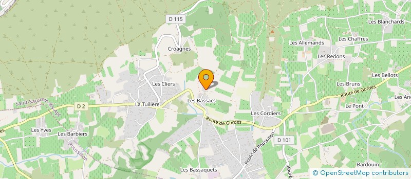 localisation de l'entreprise MADAME SOPHIE LEPROVOST  SAINT-SATURNIN-LES-APT