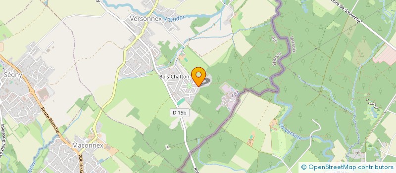 localisation de l'entreprise MADAME SOPHIE LEROY  VERSONNEX