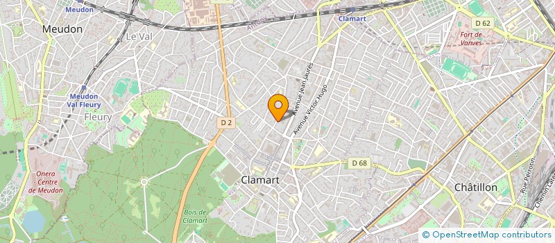 localisation de l'entreprise MADAME SOPHIE LEROY à CLAMART