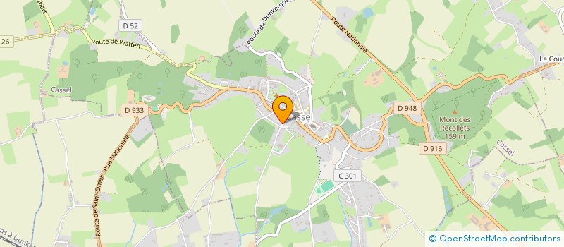 localisation de l'entreprise MADAME SOPHIE LESAGE  OXELAERE