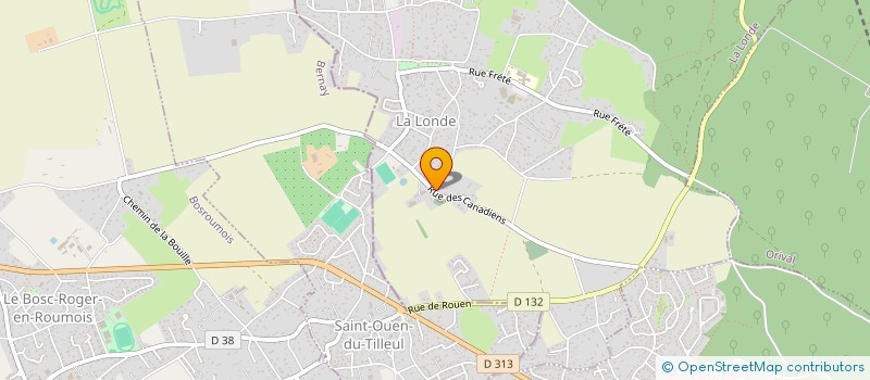 localisation de l'entreprise MADAME SOPHIE LESEIGNEUR  LA LONDE