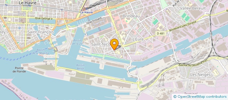 localisation de l'entreprise MADAME SOPHIE LESUEUR  LE HAVRE