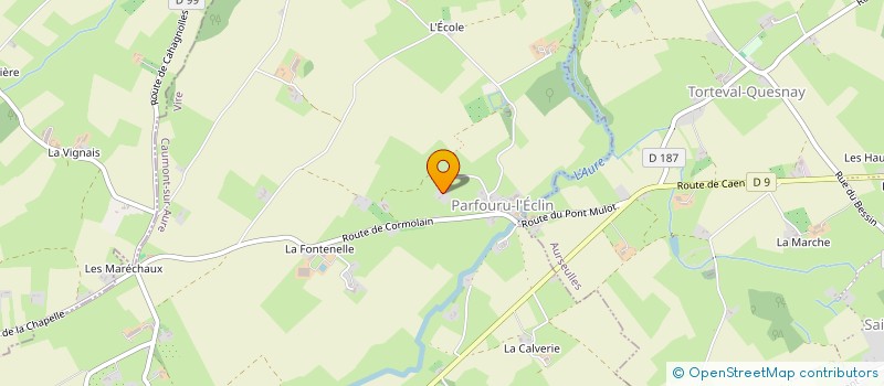 localisation de l'entreprise MADAME SOPHIE LETELLIER  CAUMONT-SUR-AURE