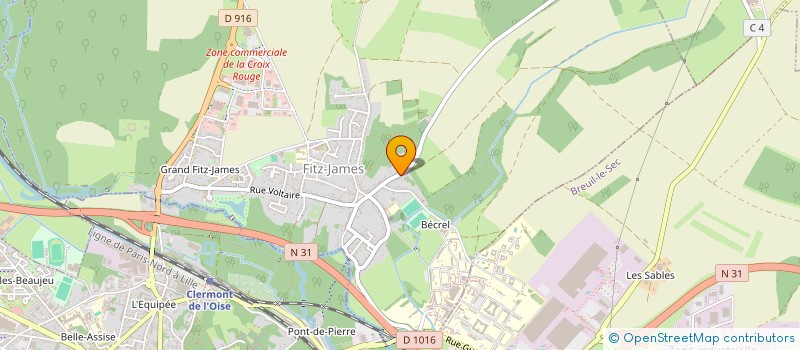 localisation de l'entreprise MADAME SOPHIE LETELLIER  ERQUERY