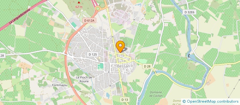 localisation de l'entreprise MADAME SOPHIE LETELLIER  PEZENAS