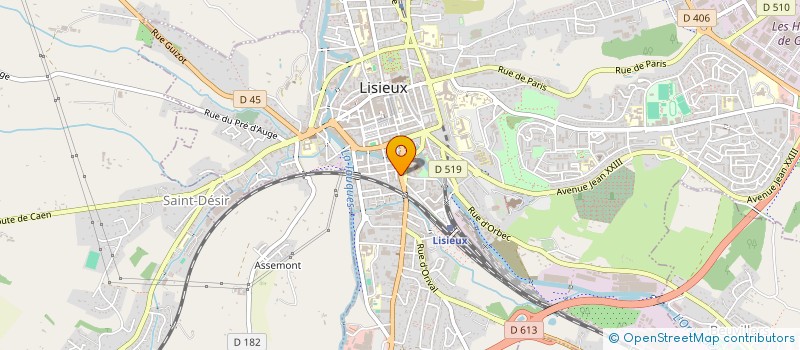 localisation de l'entreprise MADAME SOPHIE LETEURTOIS  LISIEUX