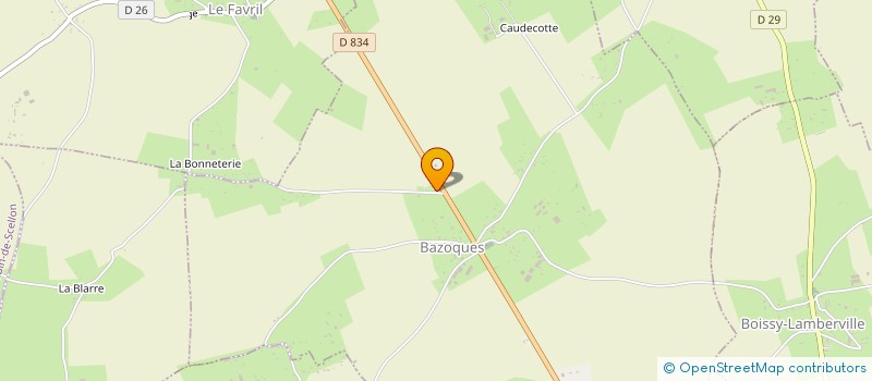 localisation de l'entreprise MADAME SOPHIE LEVASSEUR  SAINT-MARDS-DE-FRESNE