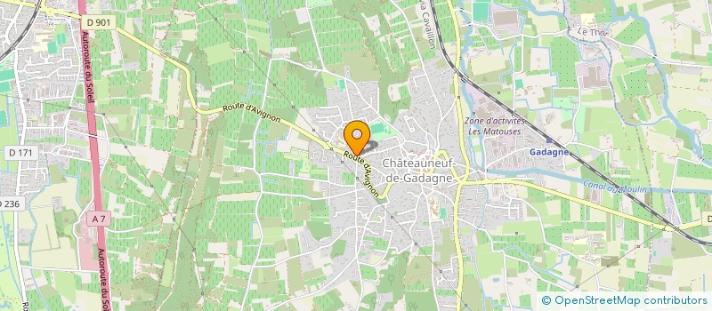localisation de l'entreprise MADAME SOPHIE LEVEQUE à CHATEAUNEUF-DE-GADAGNE