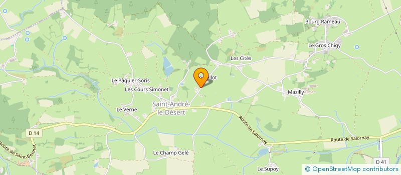 localisation de l'entreprise MADAME SOPHIE LEVEQUE  SAINT-ANDRE-LE-DESERT