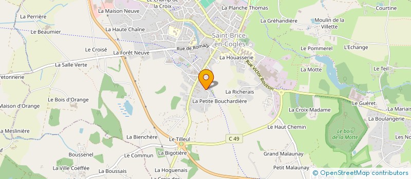 localisation de l'entreprise MADAME SOPHIE LEVEQUE  MAEN ROCH