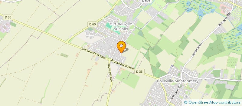 localisation de l'entreprise MADAME SOPHIE LEVILLAIN  HERMANVILLE-SUR-MER