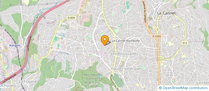 localisation de l'entreprise MADAME SOPHIE LEVRON à LE CANNET
